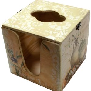 Серветниця кубик "Оливки" (14х14х14) сосна, липа