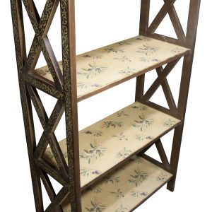 Етажерка "Оливки" коричневий, 4 полиці, масив дерева (70х120х30 см.)
