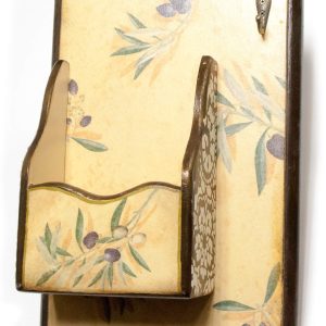 Ключниця вішалка "Оливка", із ящиком, масив дерева (34х20 см.)