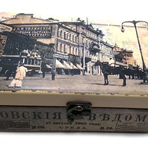 Скринька "Старий Харків Миколаївська площа" (20,5х12,5х8 см)