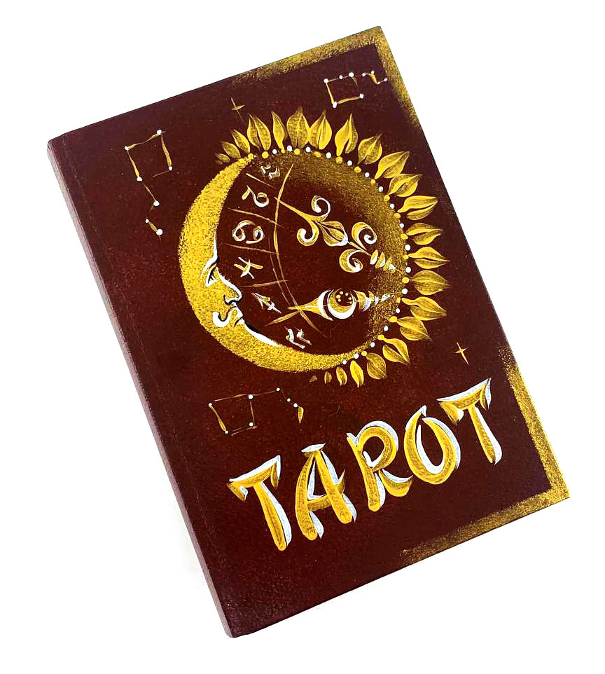 Скринька "Таро" (19,5х14х6 см), для зберігання карт таро коричнева - Зображення 6