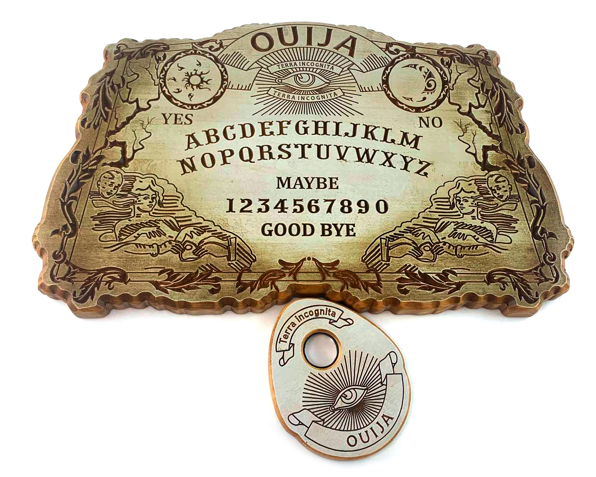 Спіритична дошка "Ексклюзивна антична" англійською мовою (48,5×29×2,4см),різна,масив дерева - Зображення 3