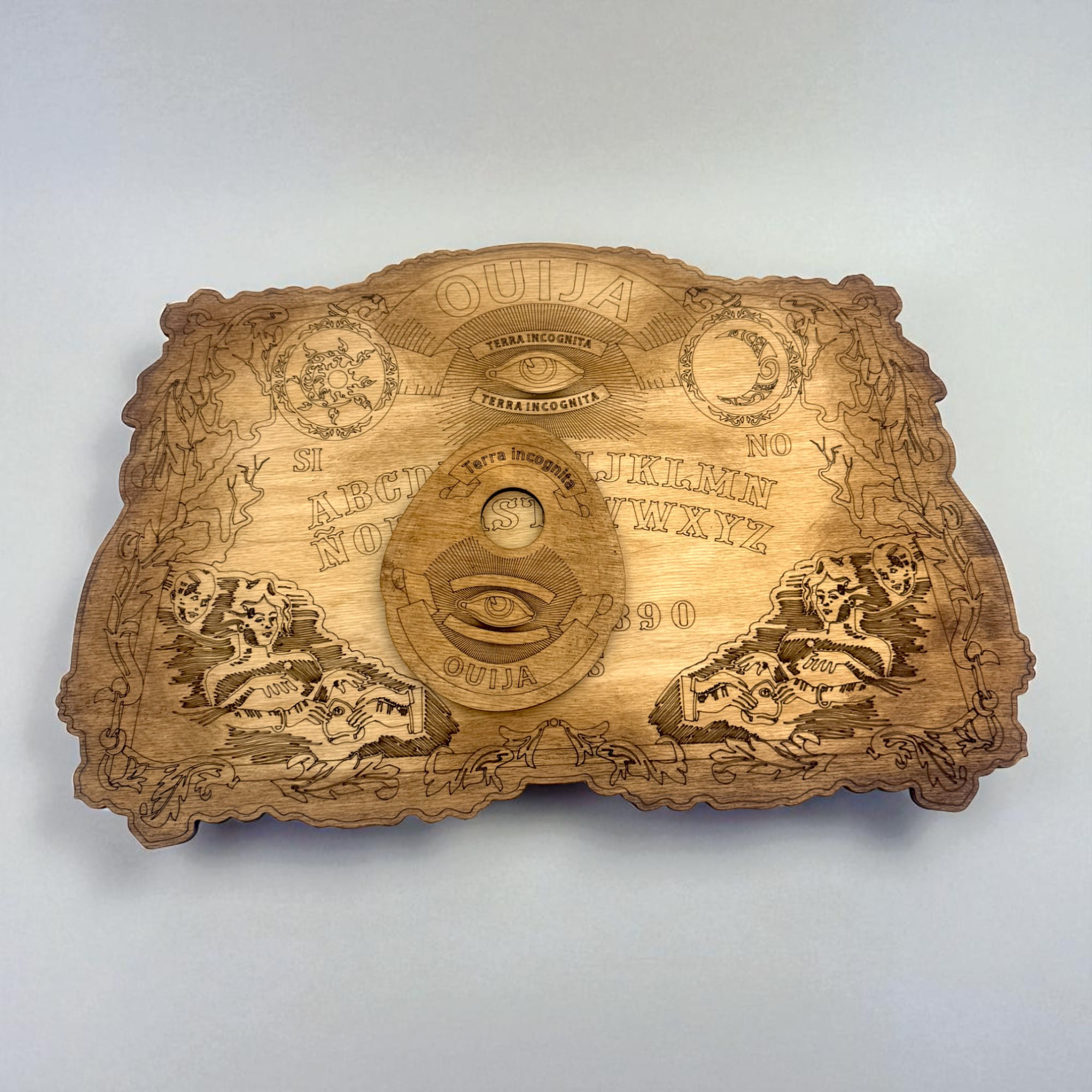 Спіритична дошка OUIJA "Антична" іспанською мовою (49,5х29х0,8 см) - Зображення 4