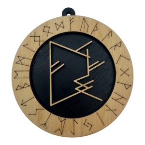 Рунічний став "Банкір" (d-90мм), дерево.