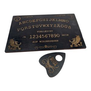 Спіритична дошка OUIJA, німецькою мовою, темна (44,5×29×0,8см)