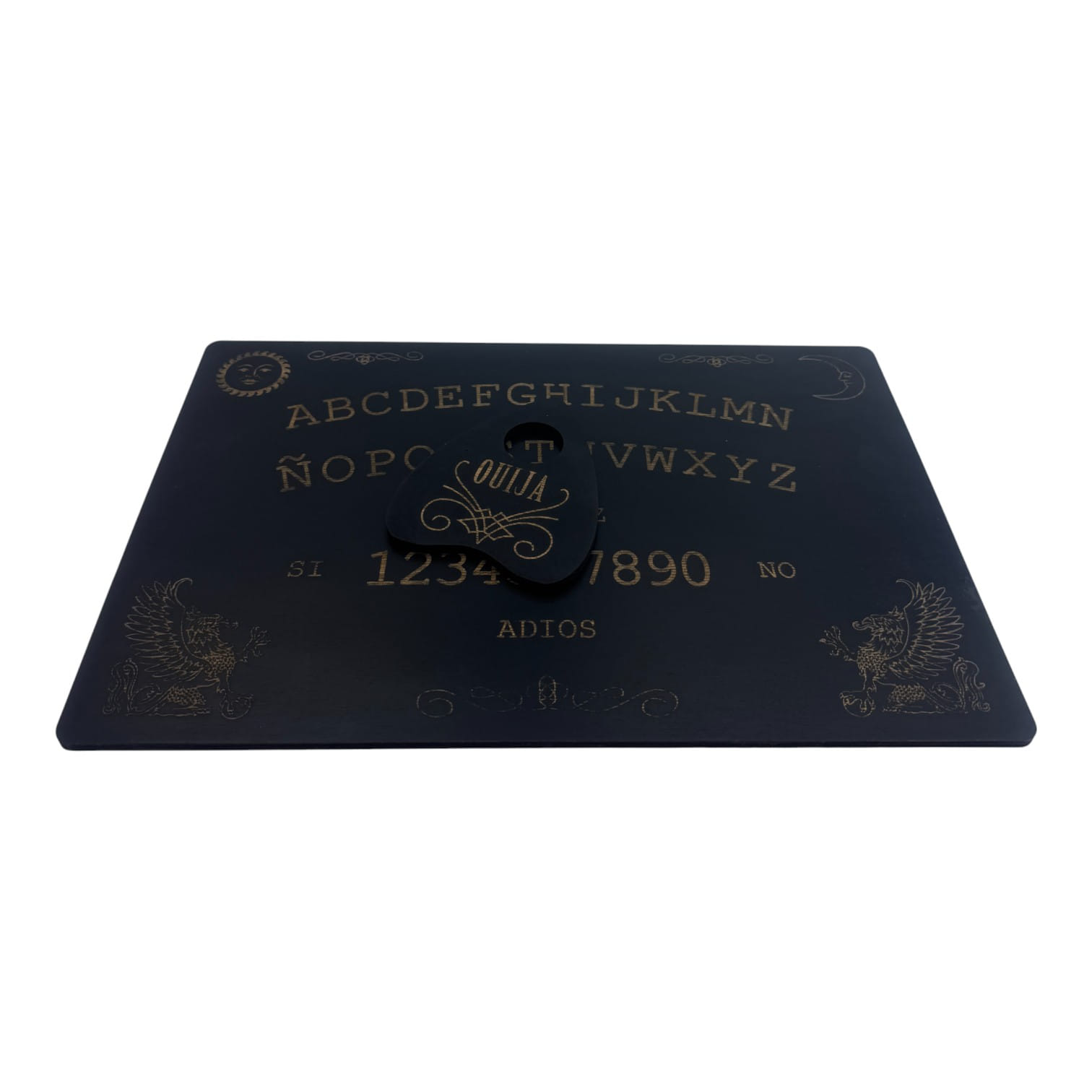 Спіритична дошка OUIJA, темна, іспанською мовою (44,5×29×0,8см). - Зображення 2